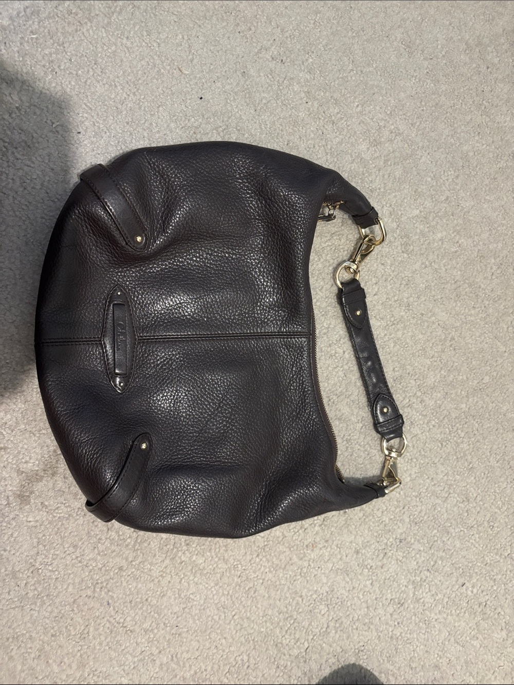 Cole Haan Brown Leather Hobo Bag